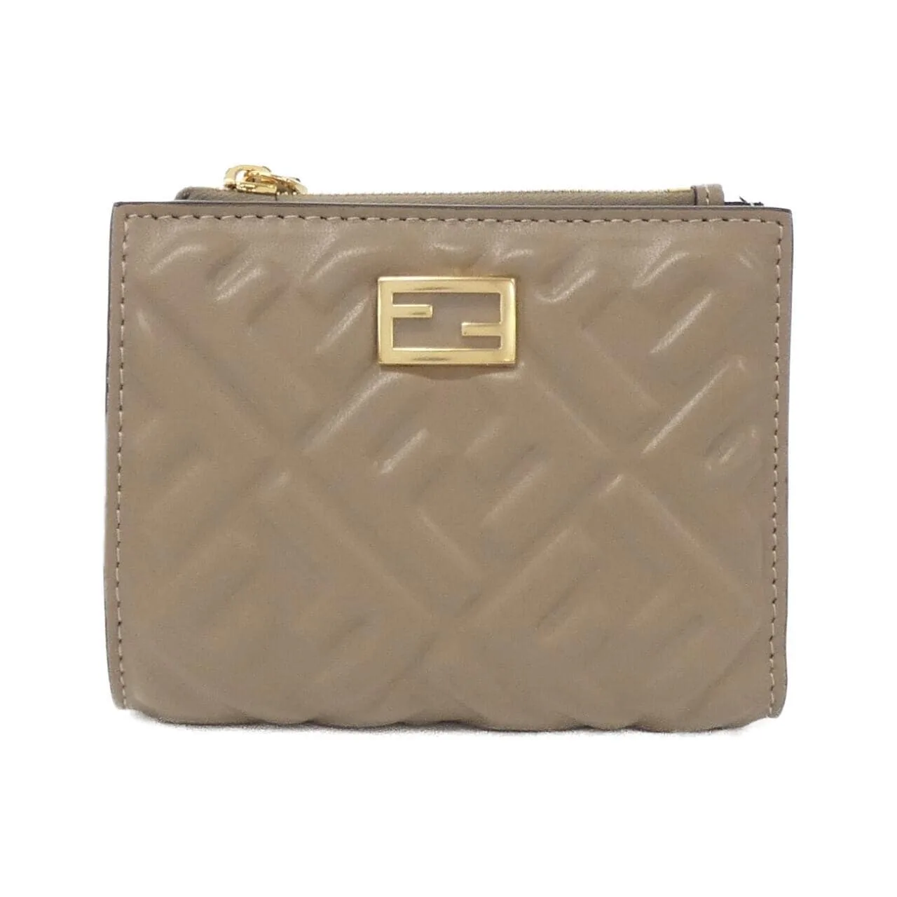 FENDI Baguette 8M0506 AAJD Wallet Leather Black