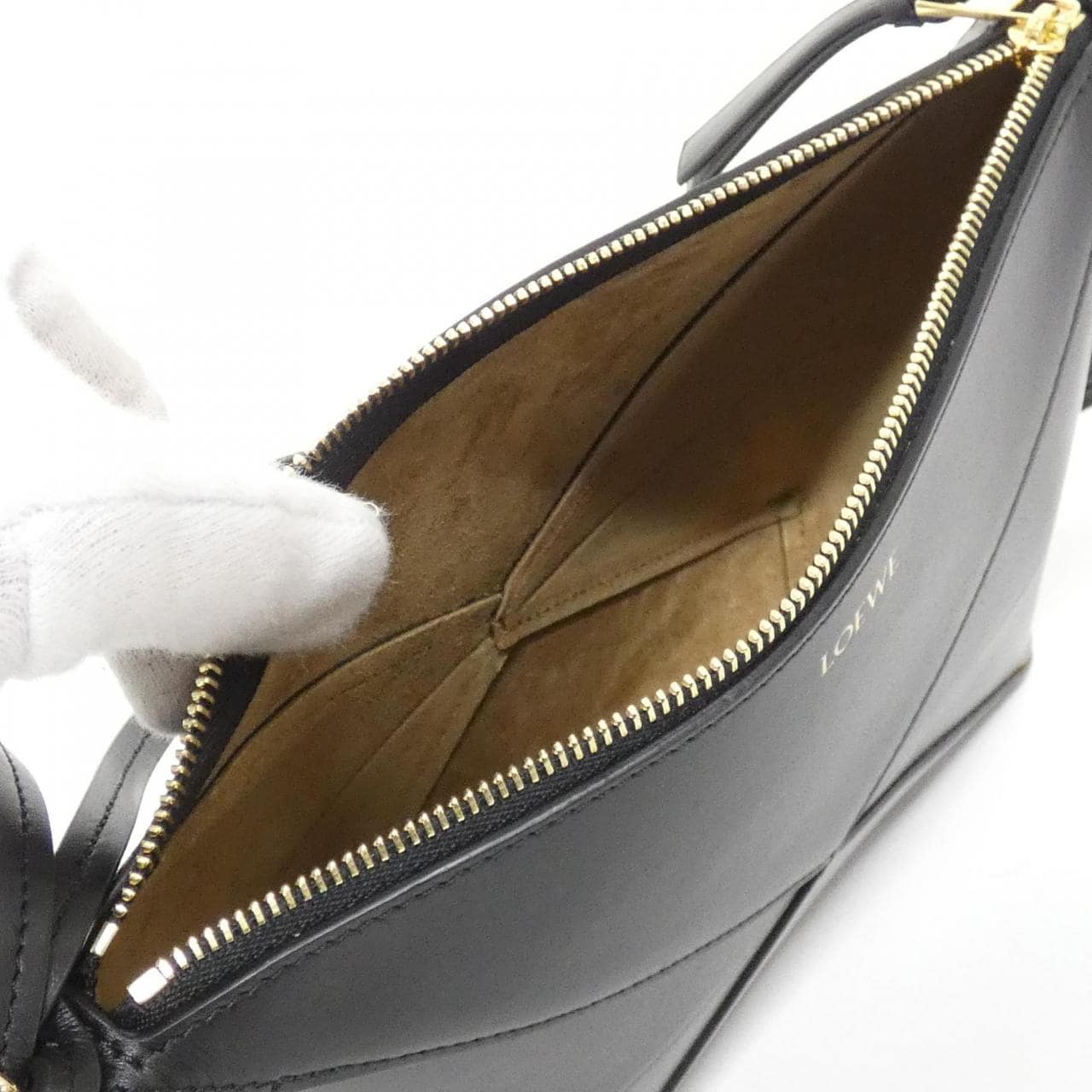 LOEWE Puzzle C510PT1X01 Shoulder Bag Black - Thumbnail 6