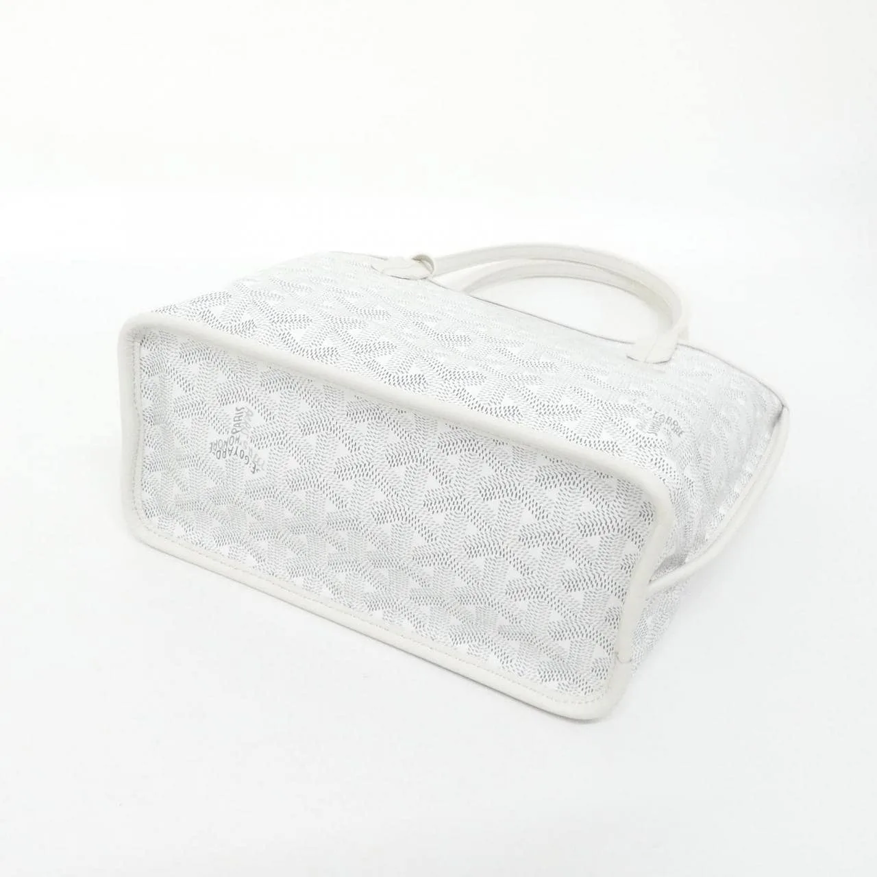 GOYARD Anjou Handbag Canvas 白色 帆布 新品 - 縮圖 2