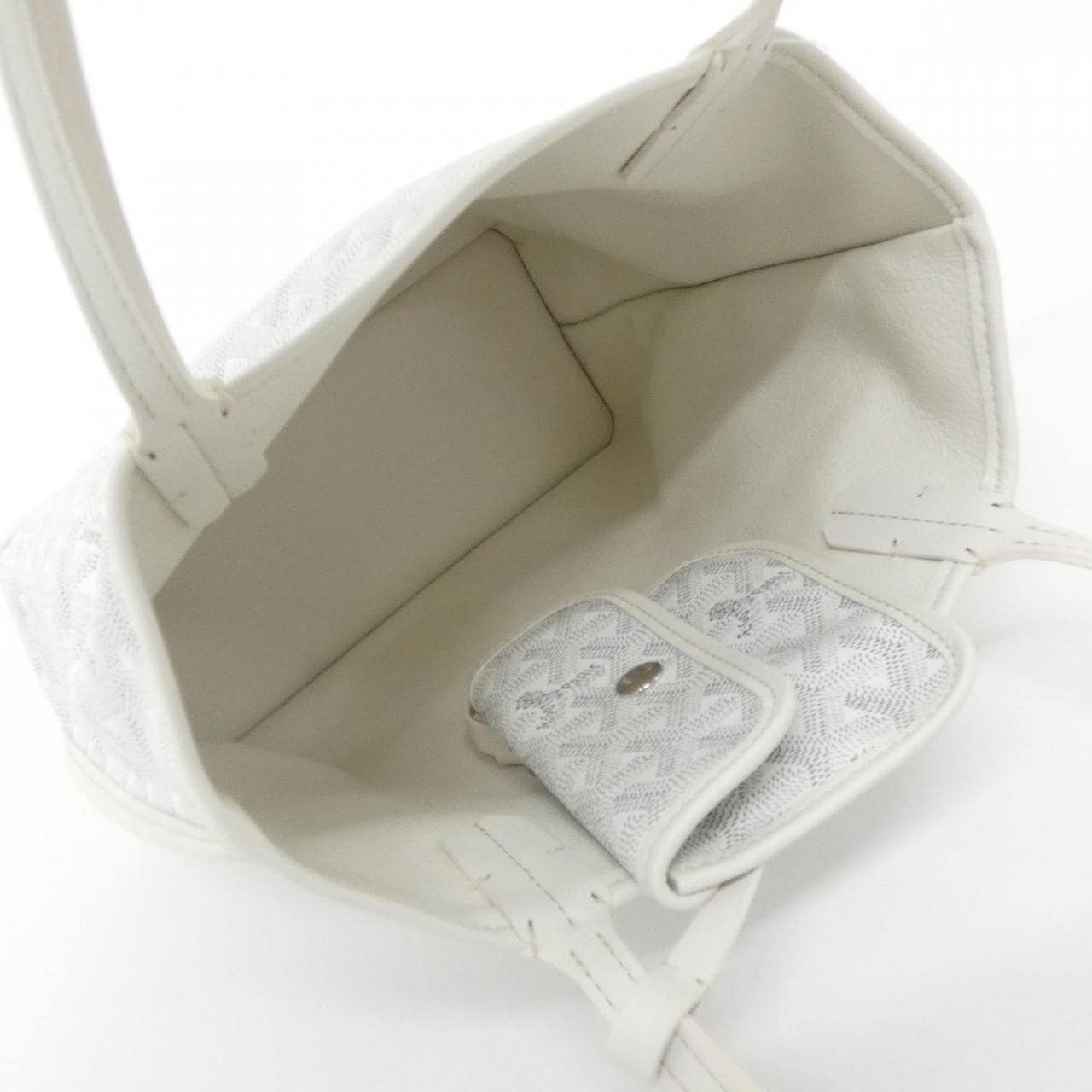 GOYARD Anjou Bag Canvas White Canvas - Thumbnail 4