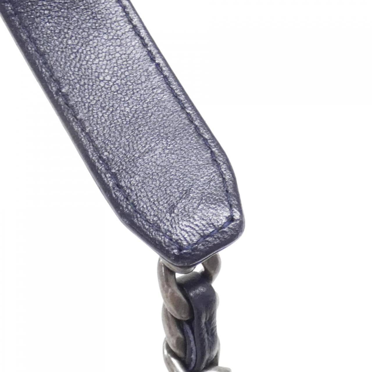 CHANEL Chanel 19 AP0945 Shoulder Bag Lambskin Navy Lambskin - Thumbnail 8