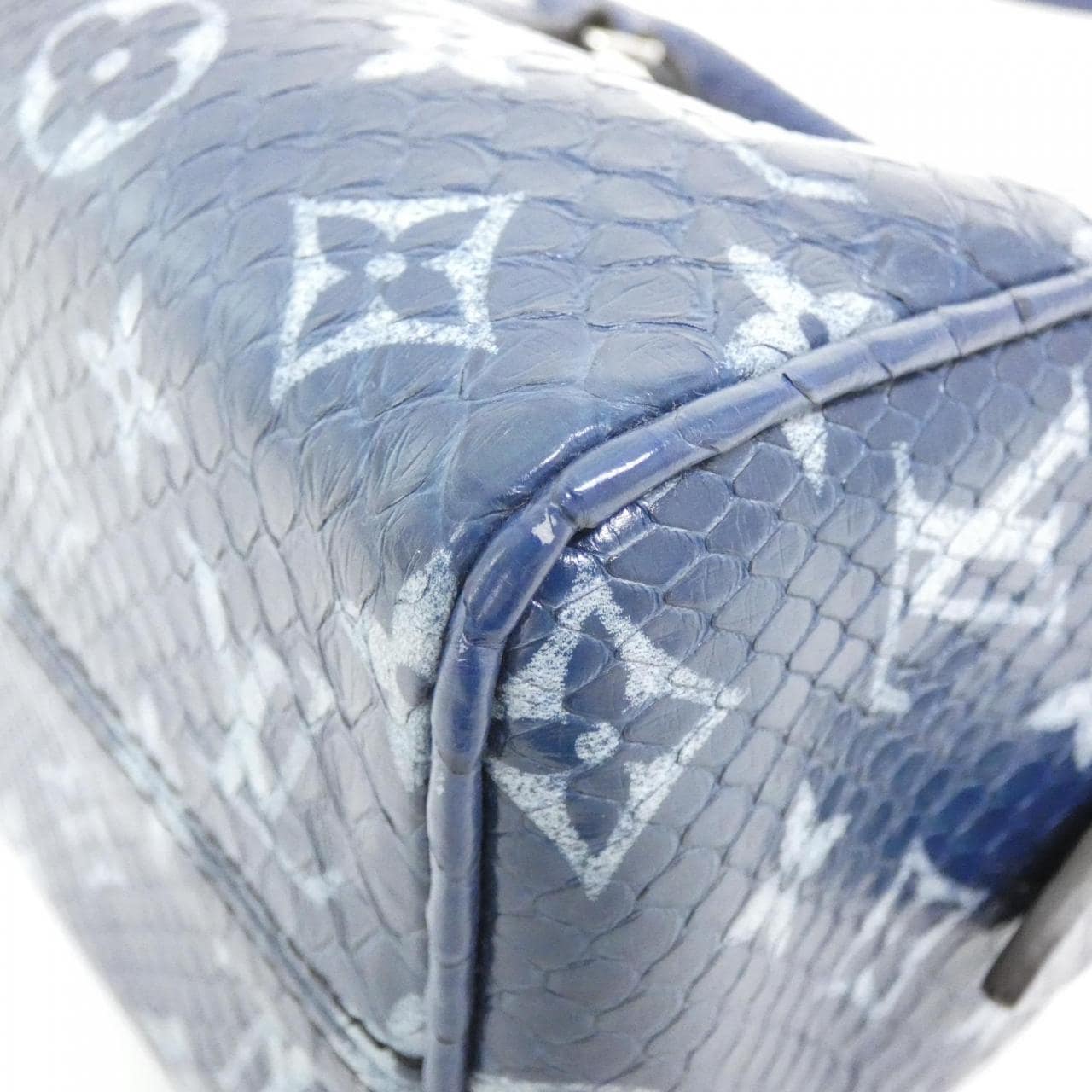 LOUIS VUITTON Speedy M81179 Boston Bag Leather Navy Leather Rank A - Thumbnail 2