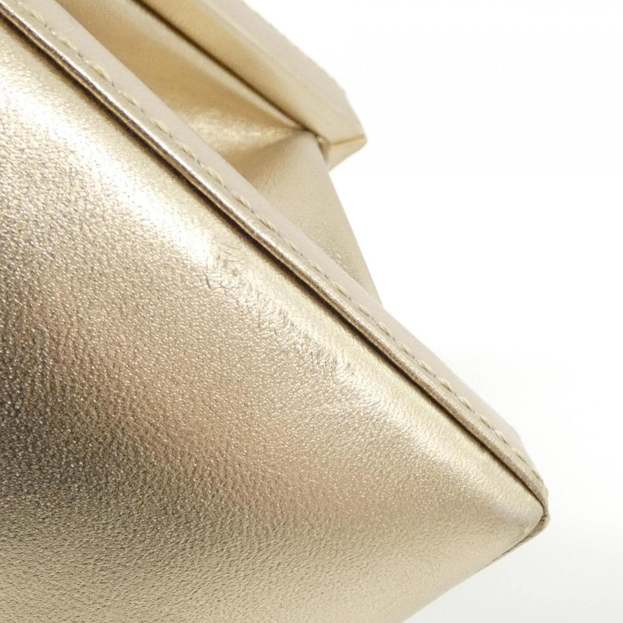 LOEWE Bag Leather 金色 皮革 中古品A - 縮圖 5