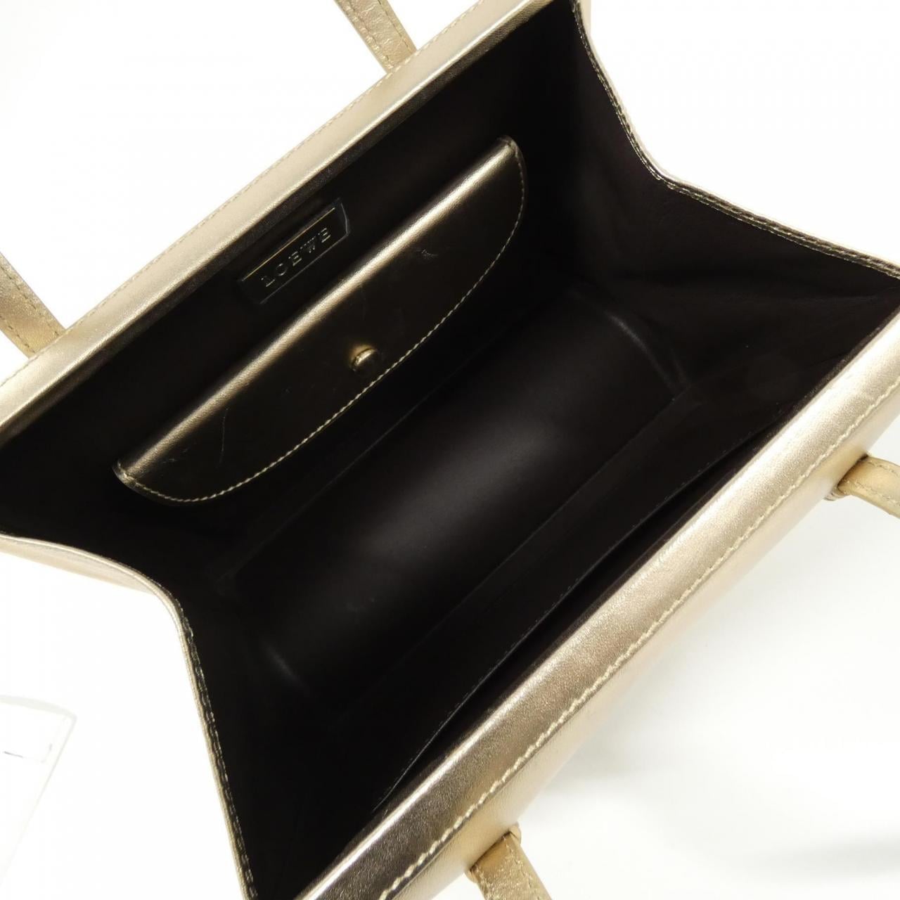 LOEWE Bag Leather 金色 皮革 中古品A - 縮圖 7