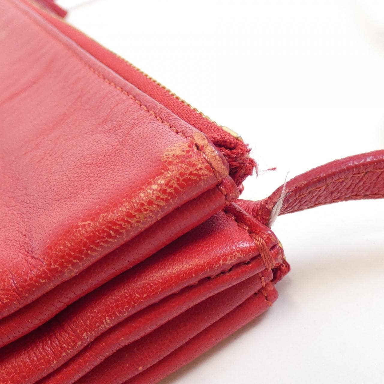 CELINE 171453ETA Shoulder Bag Lambskin 黑色 羊皮 中古品B - 縮圖 4