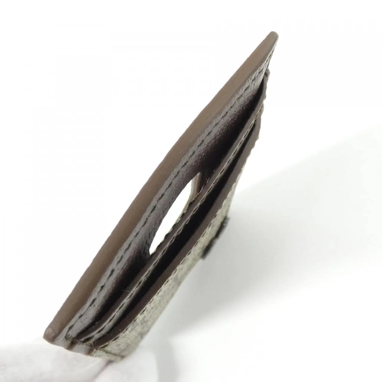 GUCCI 817197 FACQC Card Case Canvas 黑色 帆布 新品 - 縮圖 4