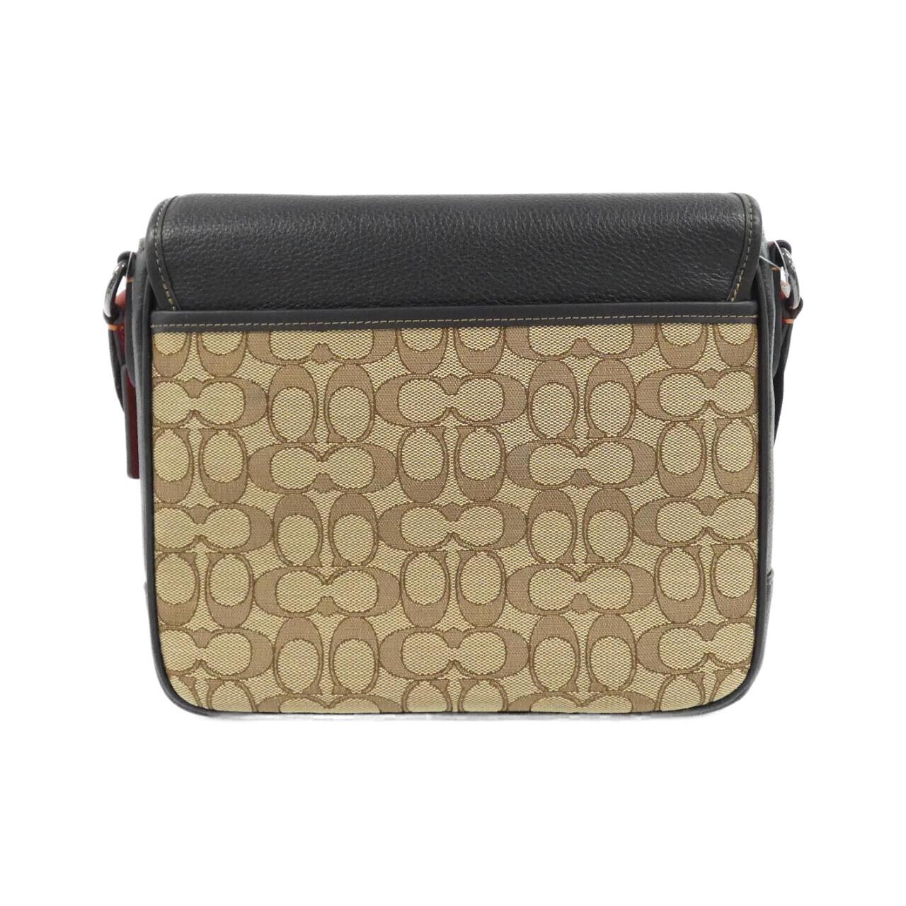 COACH CE534 Shoulder Bag Canvas 黑色 帆布 新品 - 縮圖 2