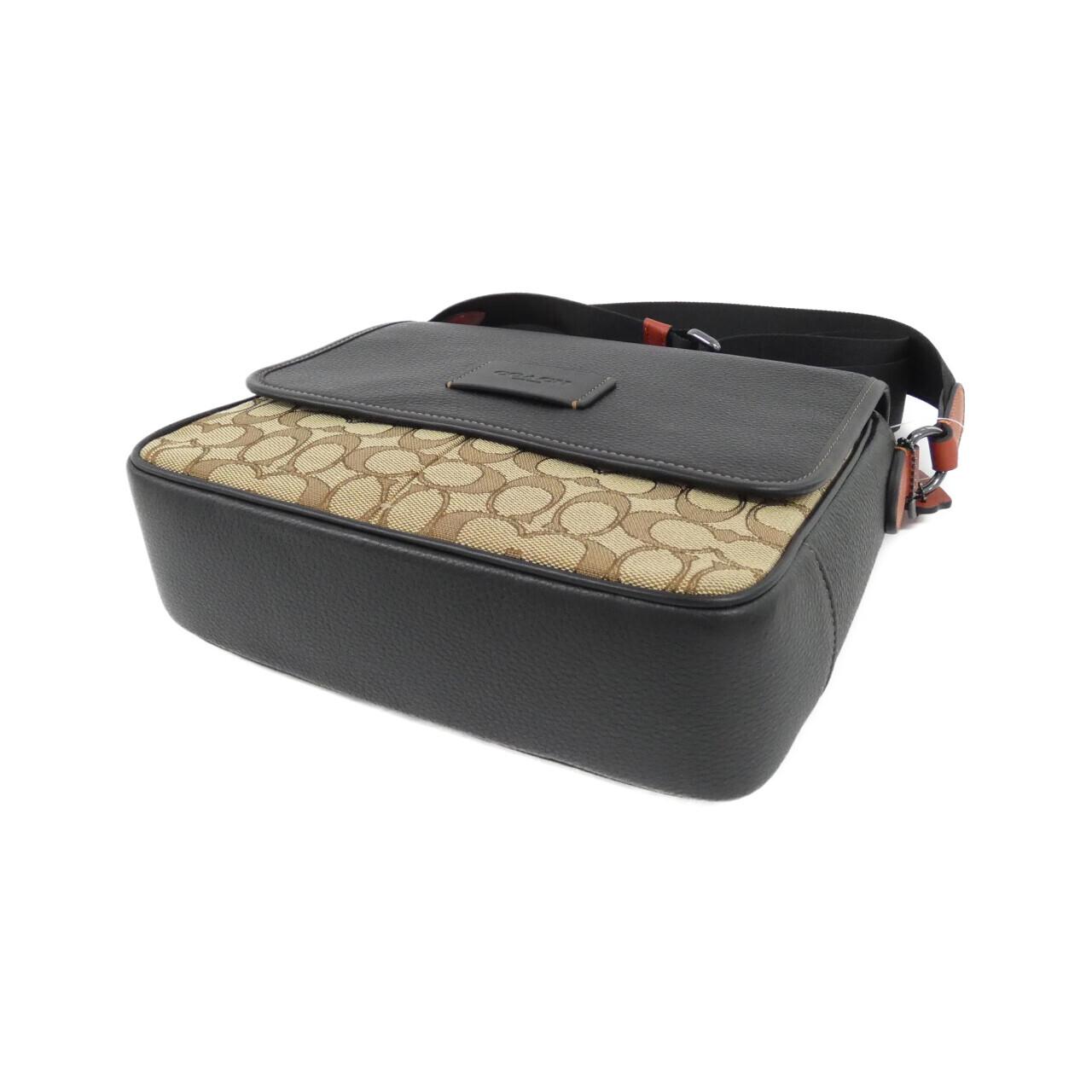 COACH CE534 Shoulder Bag Canvas 黑色 帆布 新品 - 縮圖 3