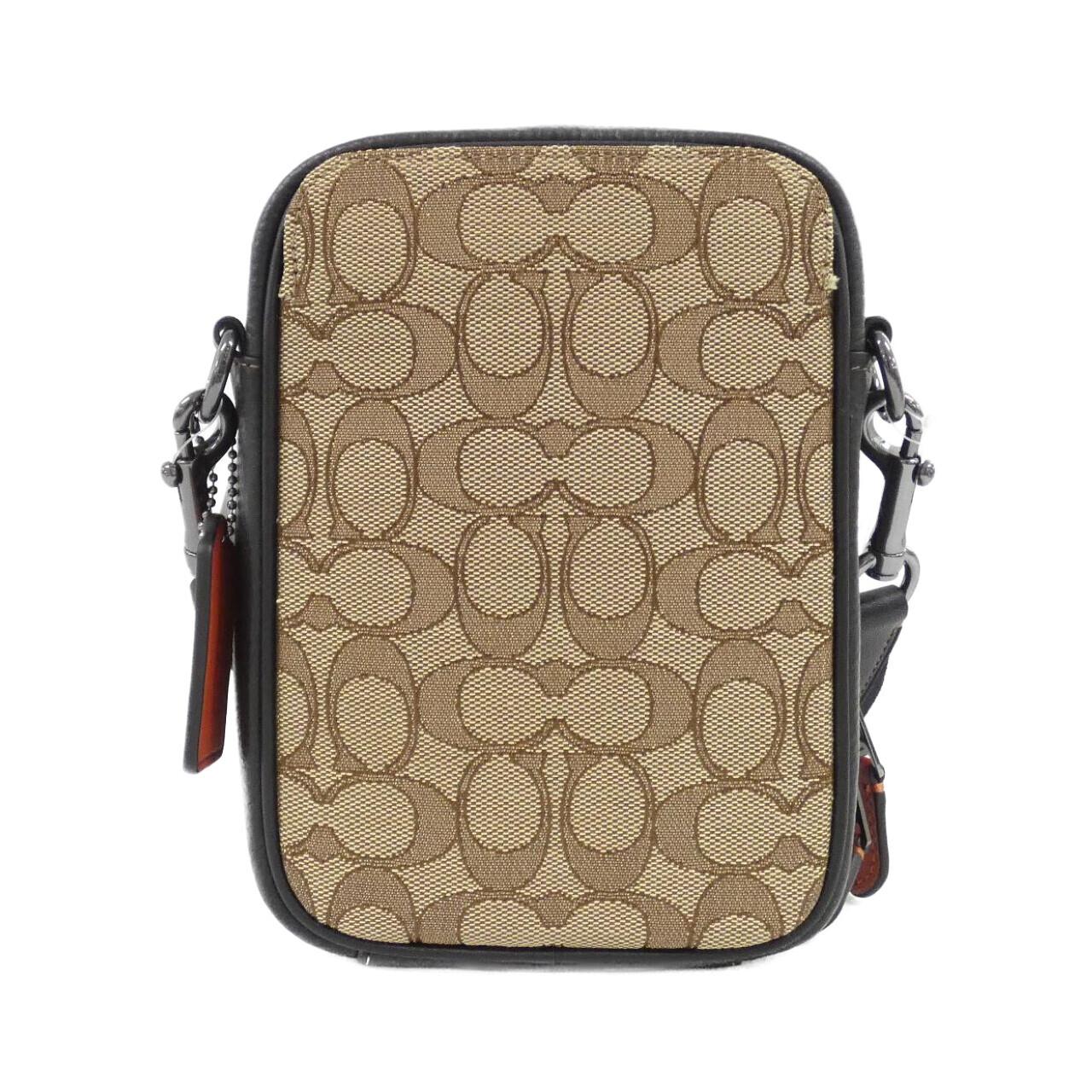 COACH CH097 Shoulder Bag Canvas 黑色 帆布 新品 - 縮圖 2