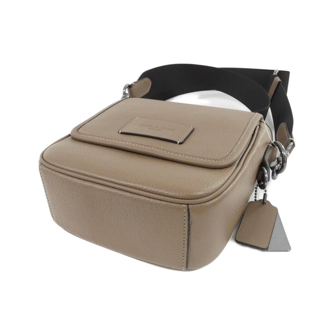 COACH CO914 Shoulder Bag Leather 黑色 皮革 新品 - 縮圖 3