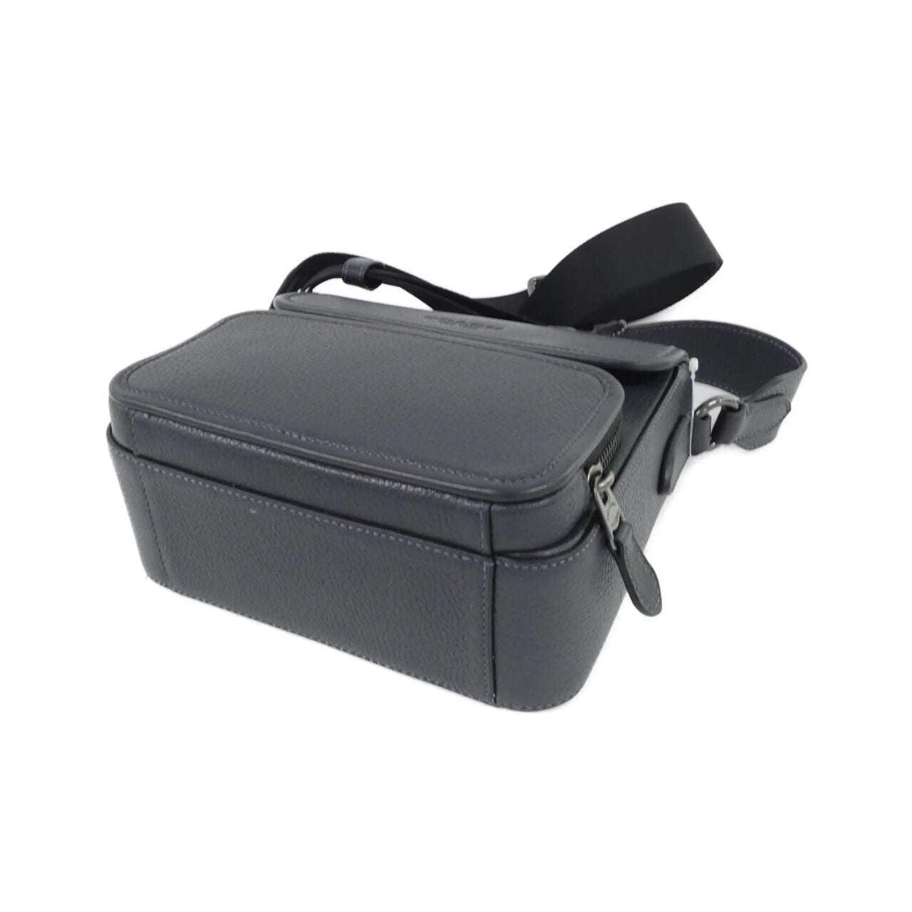 COACH CY800 Shoulder Bag Leather 黑色 皮革 新品 - 縮圖 3