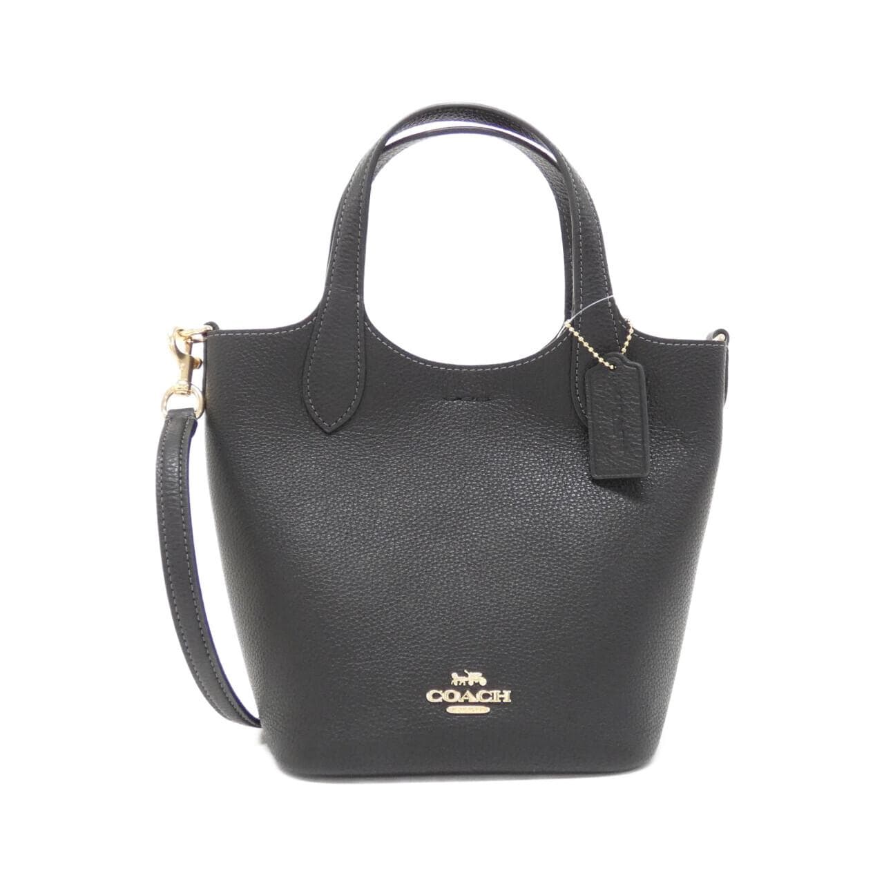 COACH CR168 Bag Leather Black