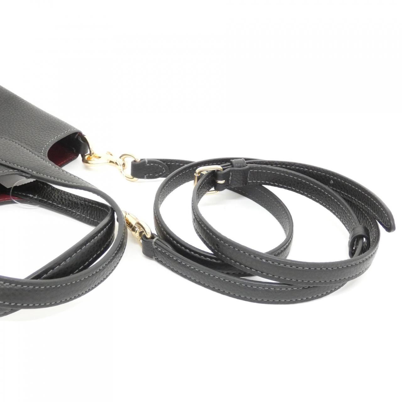 COACH CR168 Bag Leather 黑色 皮革 - 縮圖 5