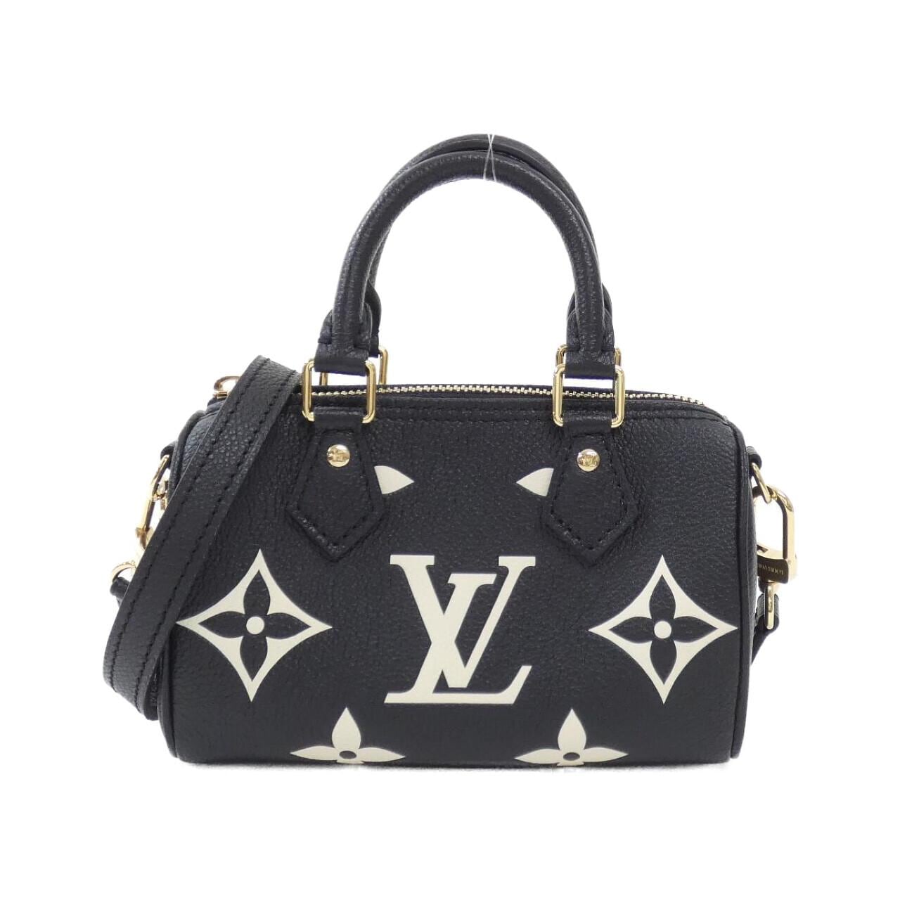LOUIS VUITTON Speedy M81456 Boston Bag Monogram Black
