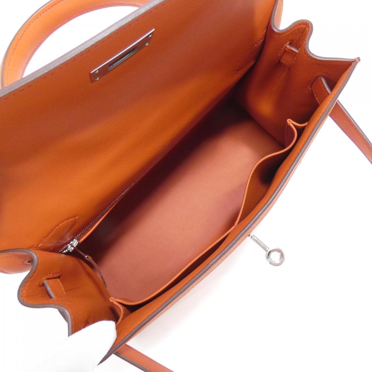 HERMES HERMÈS Kelly 082746CK Bag Swift Black Swift Leather - Thumbnail 8