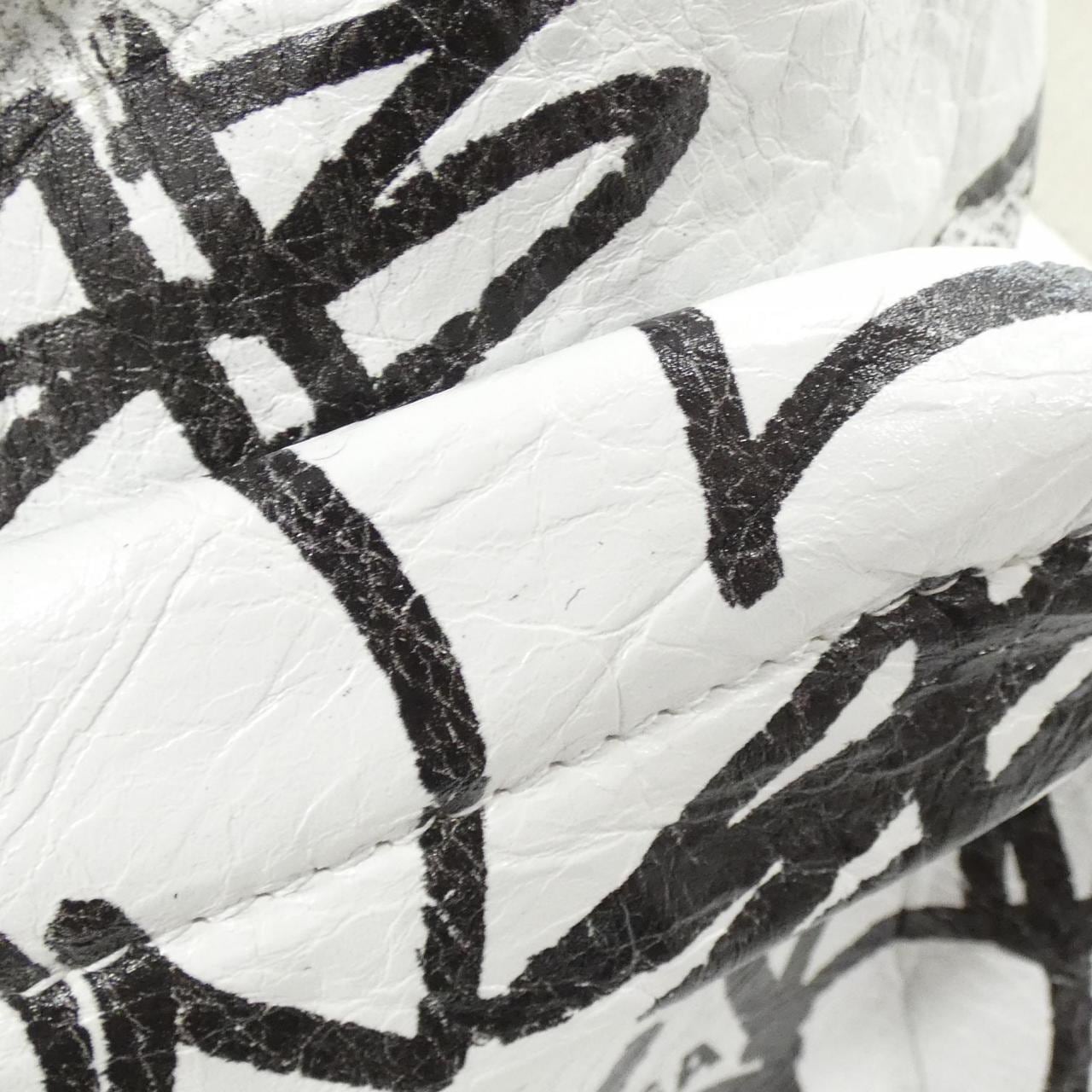 BALENCIAGA 656060 210L9 Shoulder Bag Lambskin Black Lambskin - Thumbnail 2