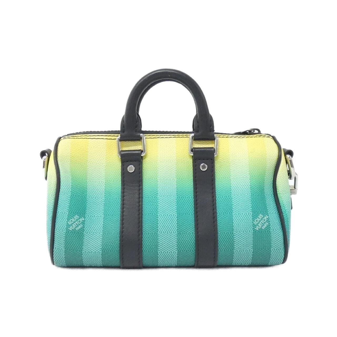 LOUIS VUITTON Keepall M59949 Boston Bag Damier 黑色 Damier 中古品A - 縮圖 2