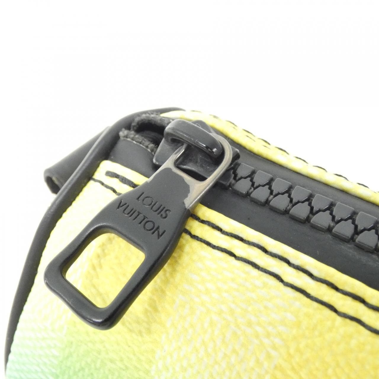 LOUIS VUITTON Keepall M59949 Boston Bag Damier 黑色 Damier 中古品A - 縮圖 4