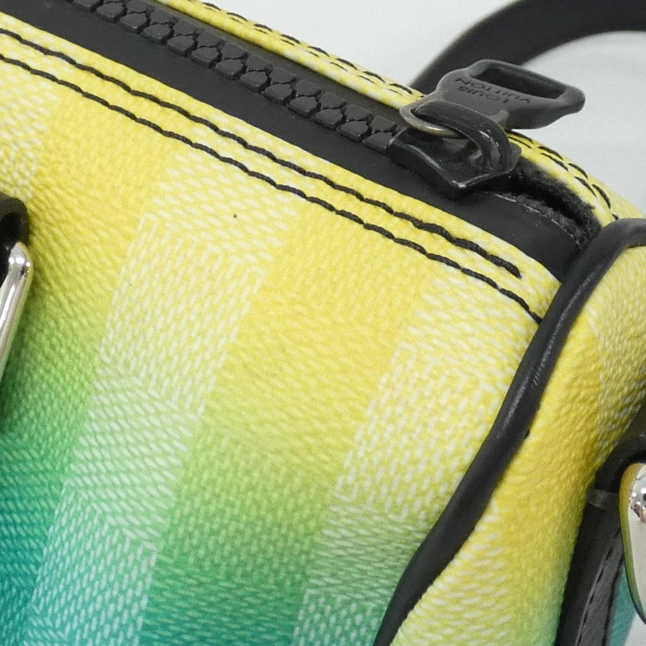 LOUIS VUITTON Keepall M59949 Boston Bag Damier 黑色 Damier 中古品A - 縮圖 5