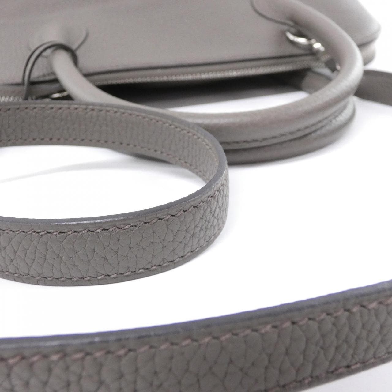 HERMES HERMÈS Bolide 073419CK Bag Clemence Black Clemence Leather Rank A - Thumbnail 8