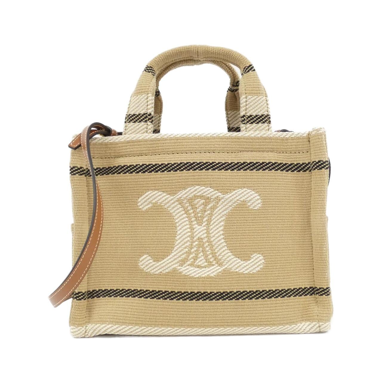 CELINE Cabas 199162FV2 Bag Canvas Black