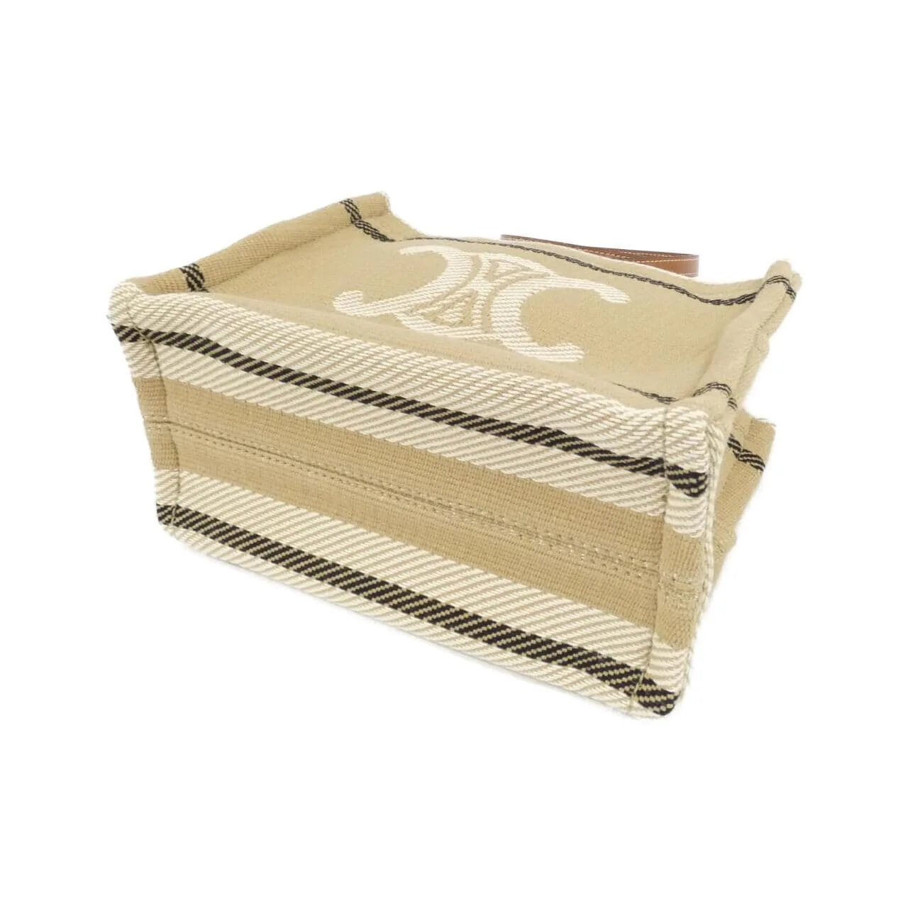 CELINE Cabas 199162FV2 Handbag Canvas 黑色 帆布 新品 - 縮圖 2