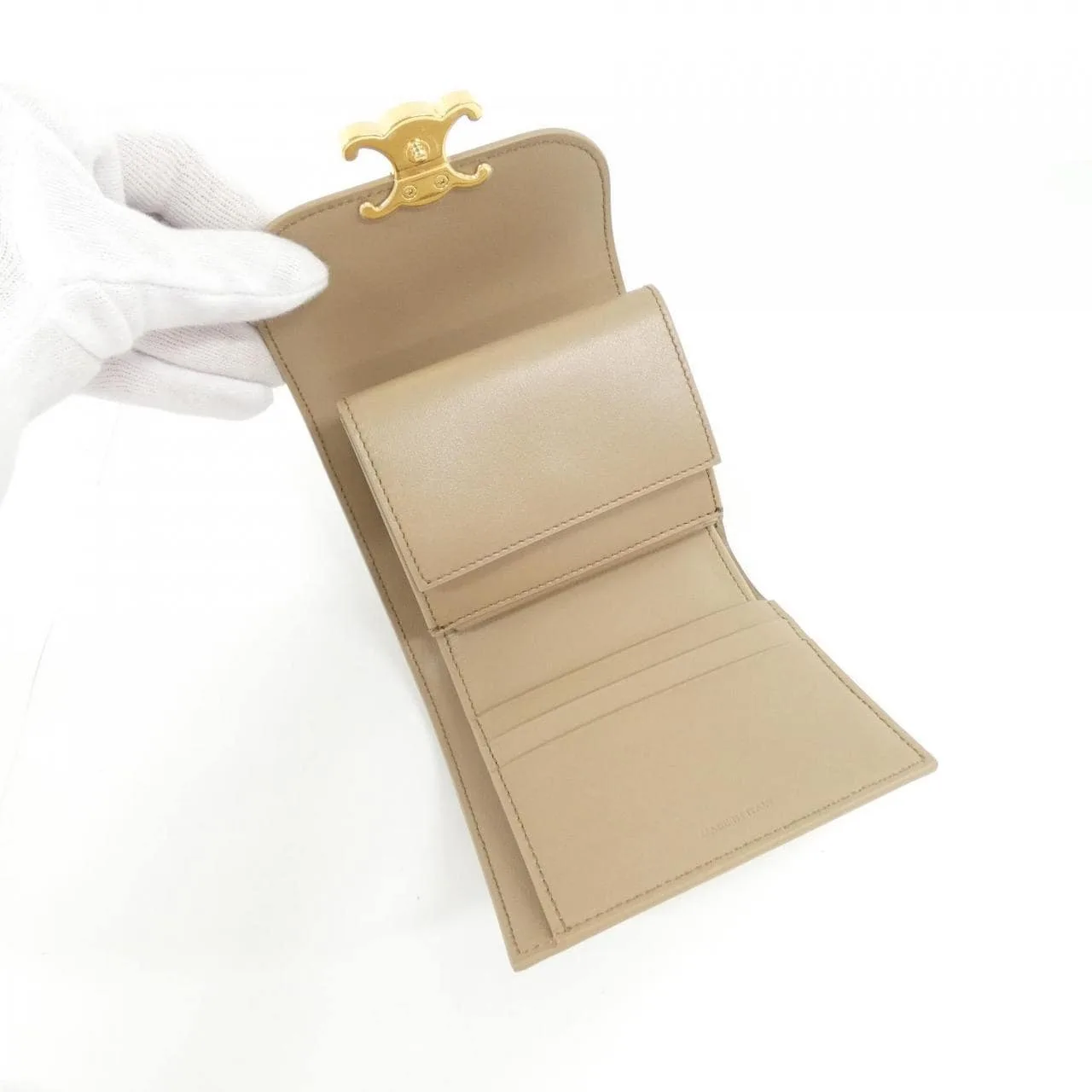 CELINE 10D783DPV Wallet 黑色 新品 - 縮圖 4