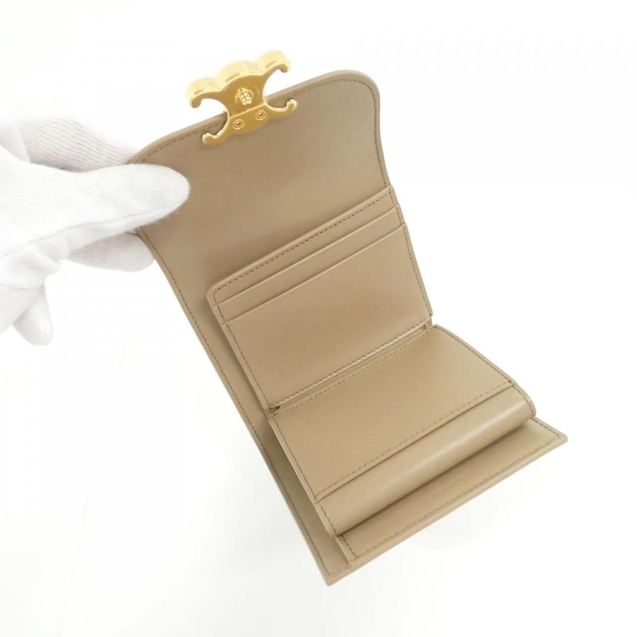 CELINE 10D783DPV Wallet 黑色 新品 - 縮圖 5