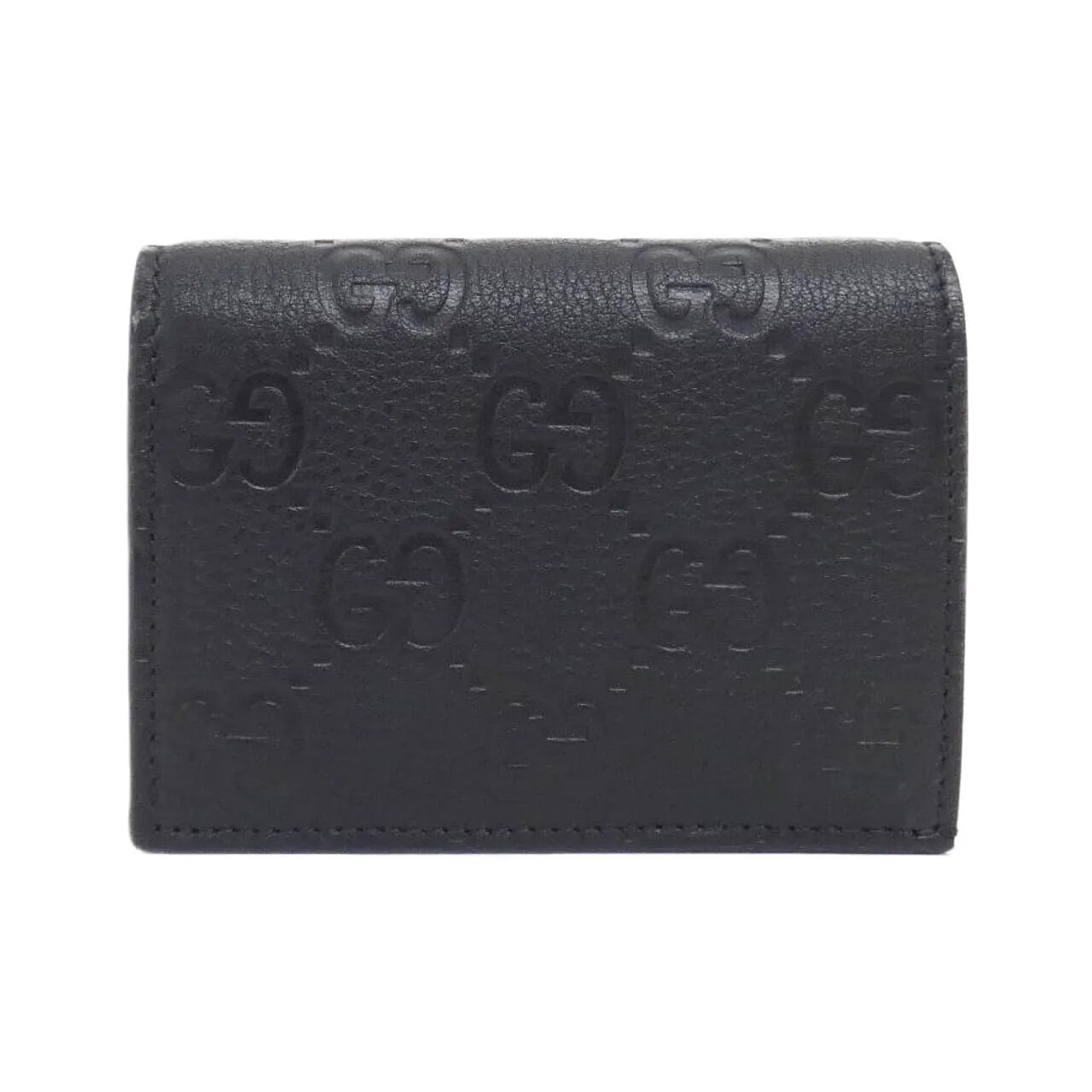 GUCCI 815901 AAEEM Wallet Leather Black