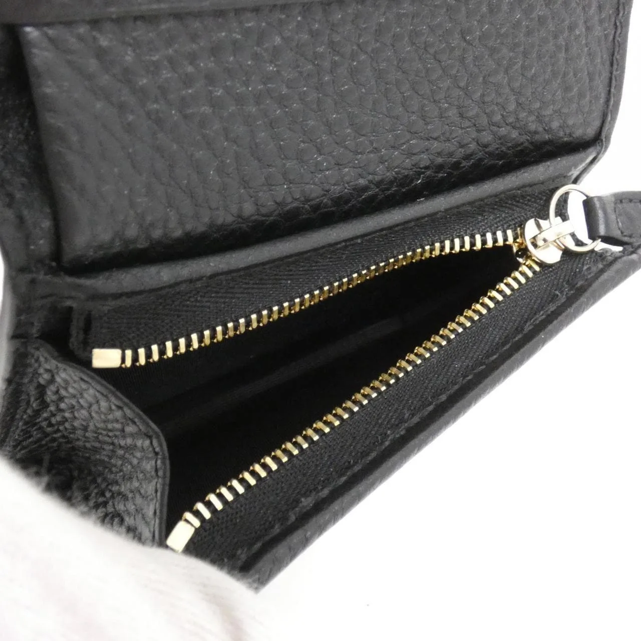 GUCCI 815901 AAEEM Wallet Leather 黑色 皮革 新品 - 縮圖 3