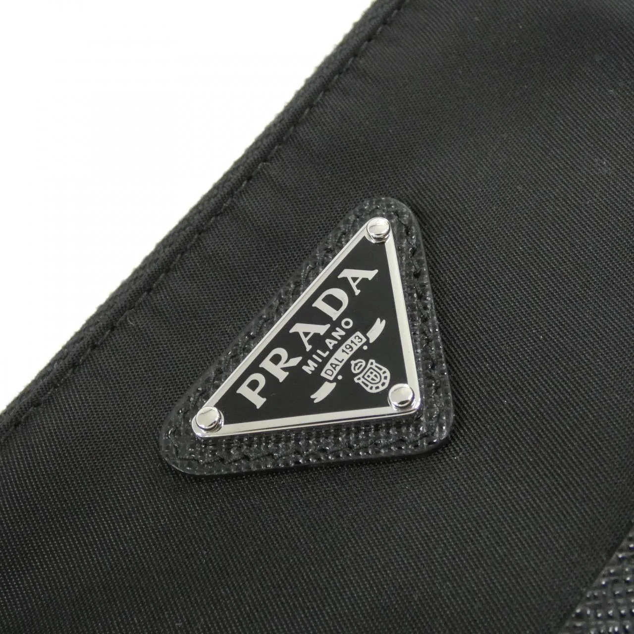 PRADA 2MR041 Coin Case 黑色 新品 - 縮圖 4
