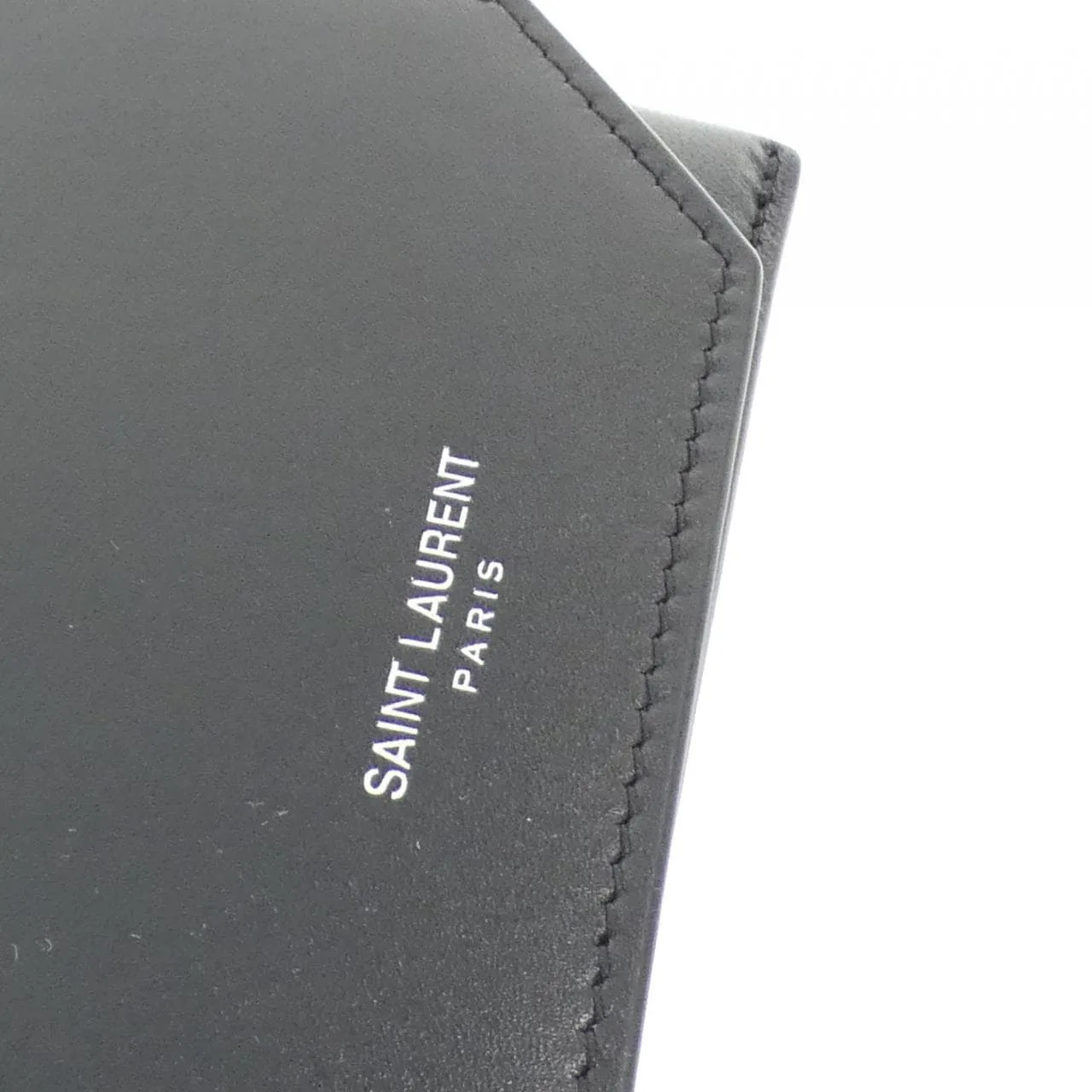 SAINT LAURENT 798311 AADAQ Card Case 黑色 新品 - 縮圖 3