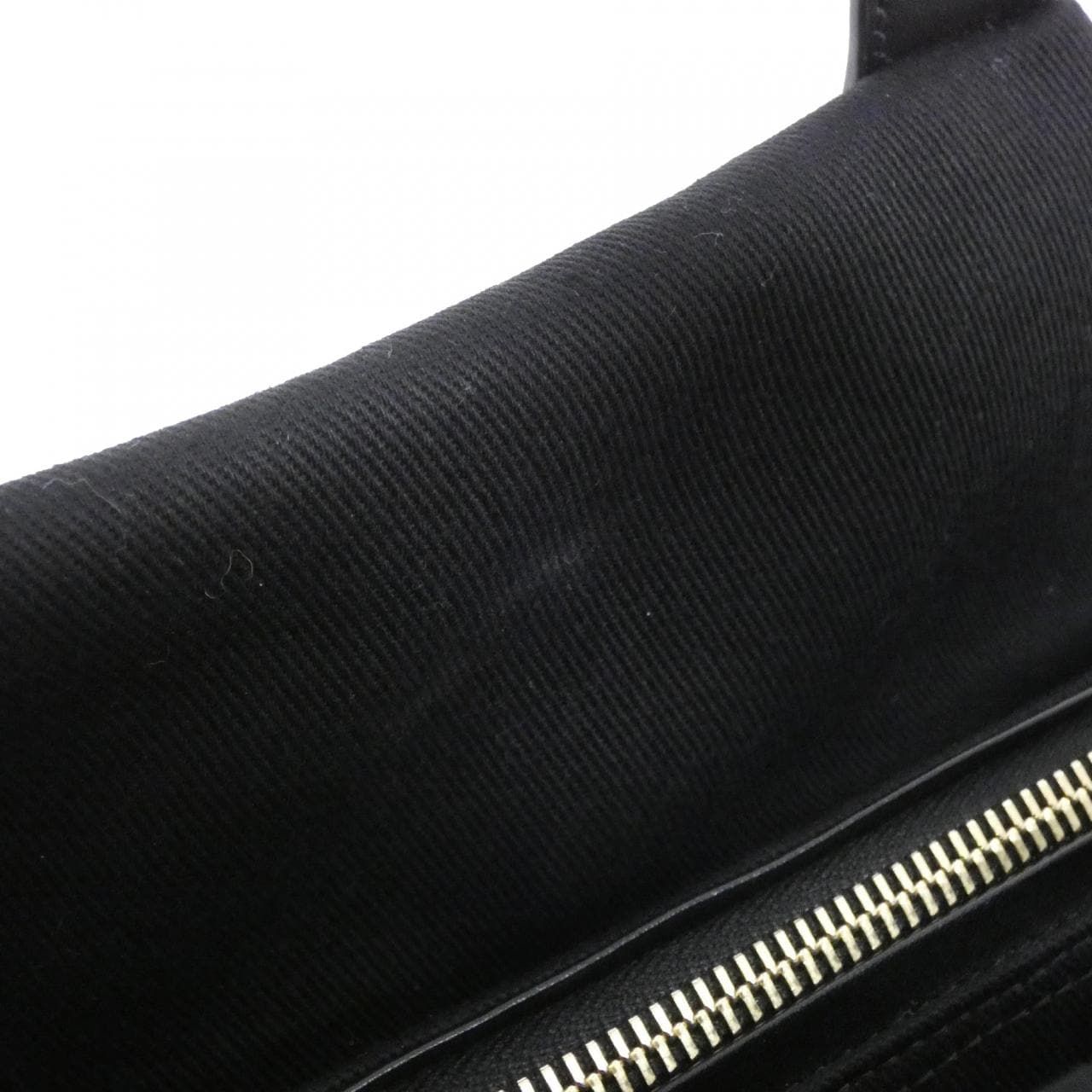 SAINT LAURENT Rive Gauche 774048 FAC3I Tote Canvas Black Canvas Rank A - Thumbnail 5