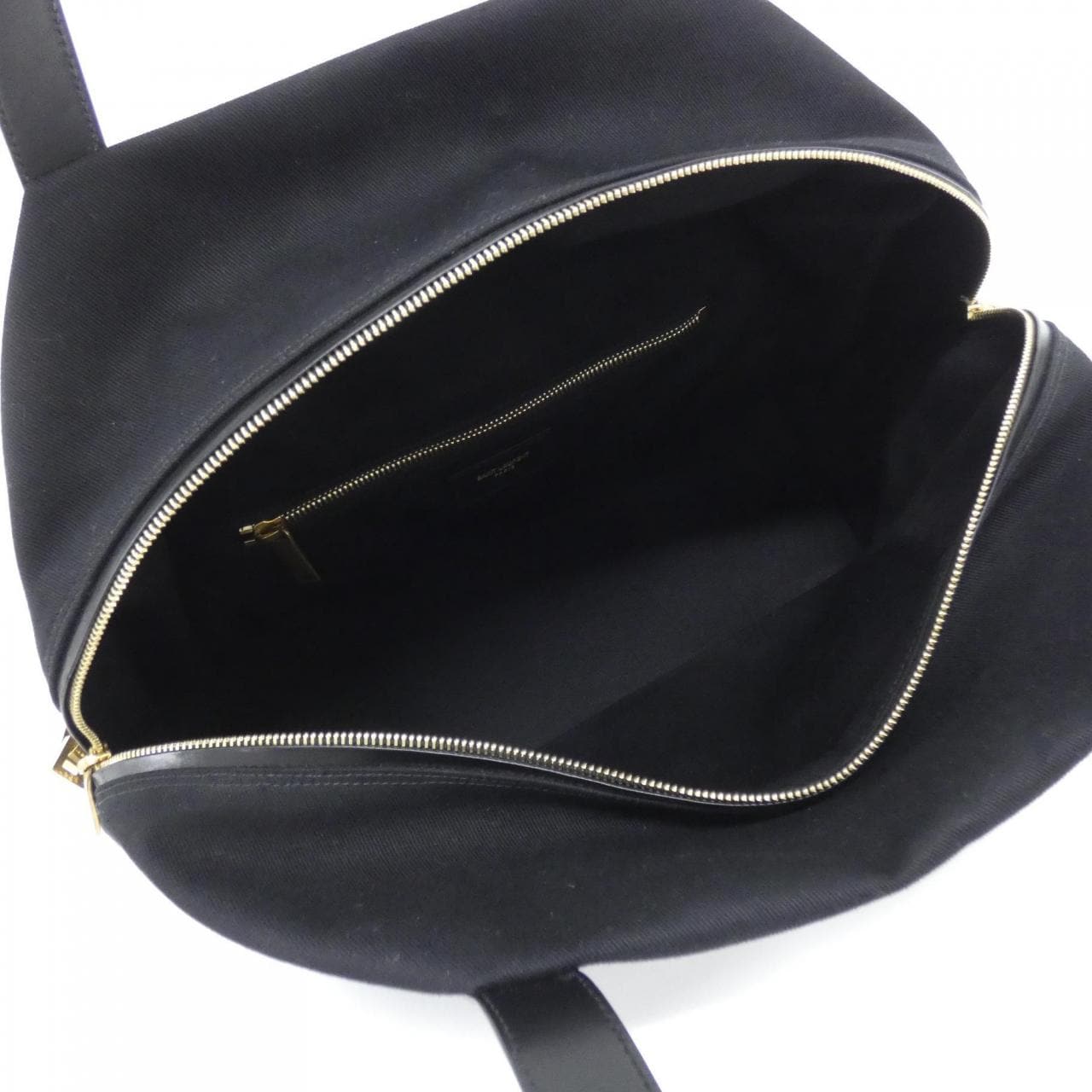 SAINT LAURENT Rive Gauche 774048 FAC3I Tote Canvas Black Canvas Rank A - Thumbnail 7