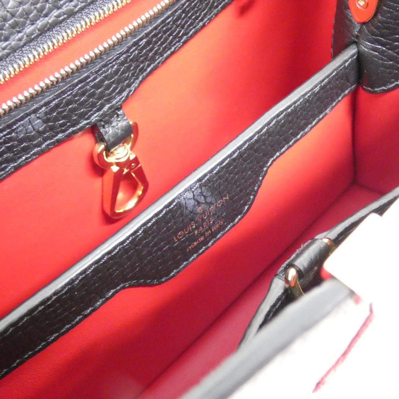 LOUIS VUITTON Capucines M21043 Bag Black Rank A - Thumbnail 7