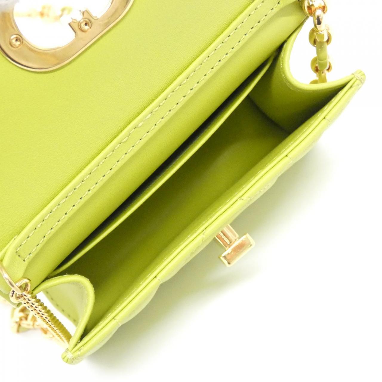 DIOR Caro S5170UDAX Shoulder Bag Lambskin Black Lambskin - Thumbnail 7