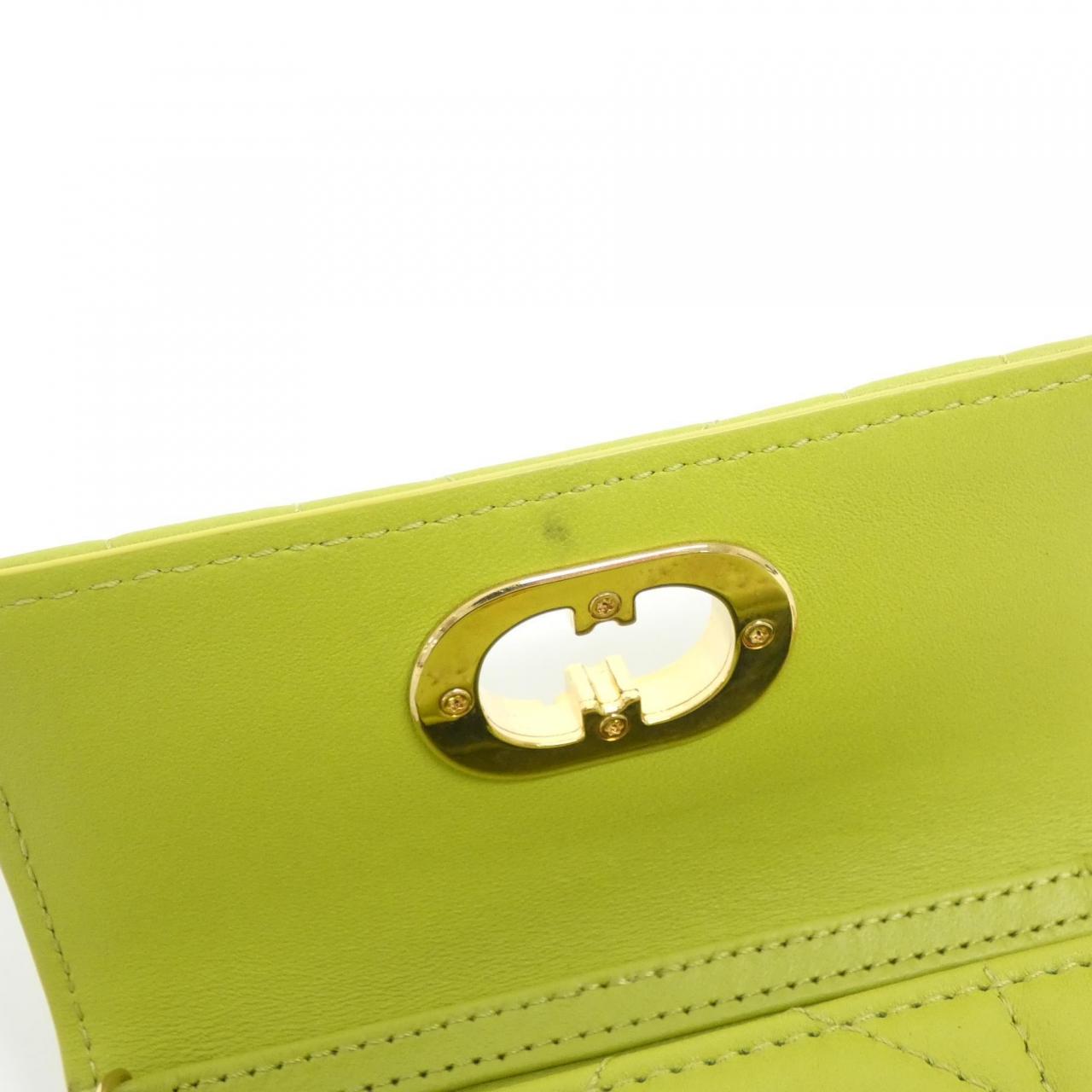 DIOR Caro S5170UDAX Shoulder Bag Lambskin Black Lambskin - Thumbnail 9