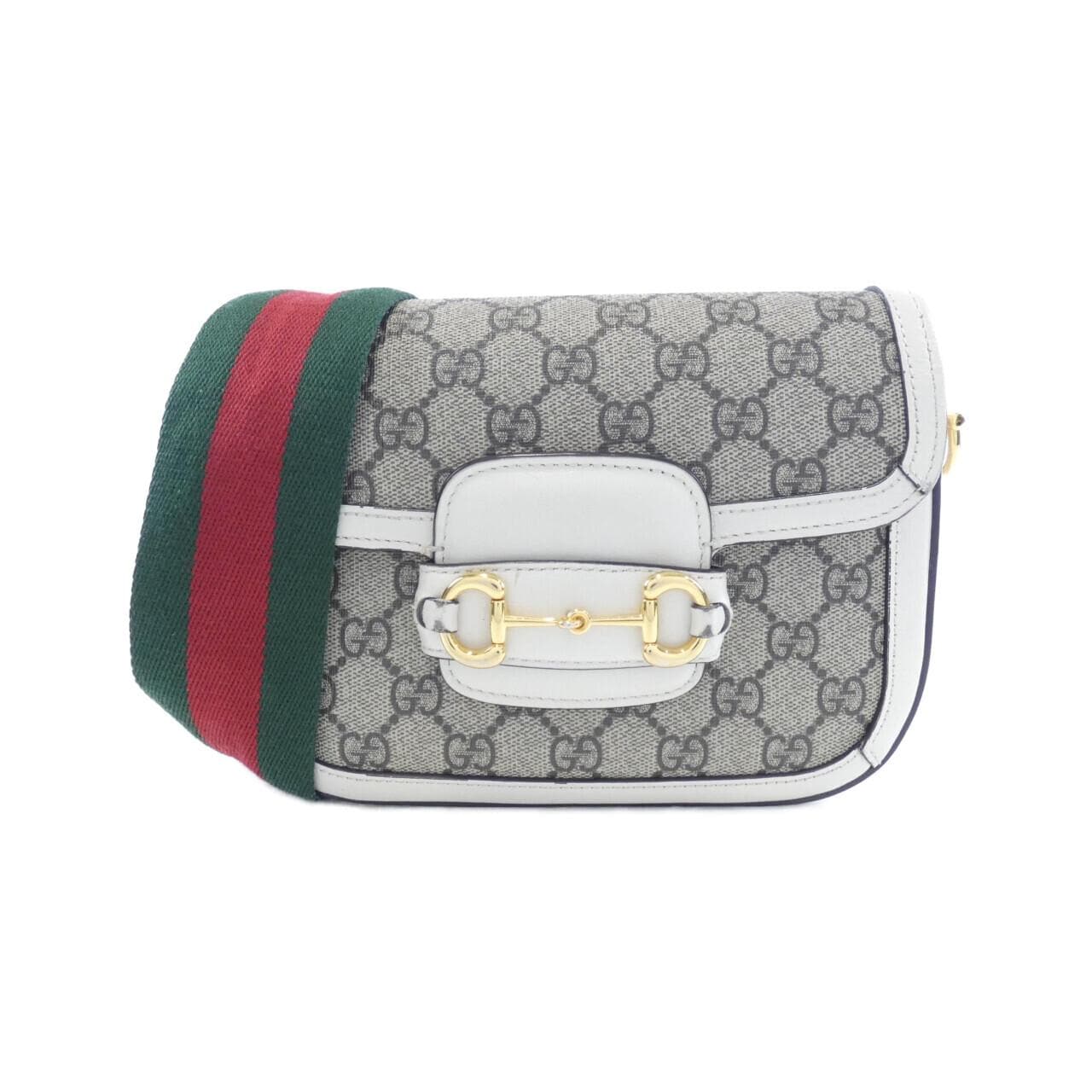 GUCCI Horsebit 1955 658574 HUHHG Shoulder Bag Canvas