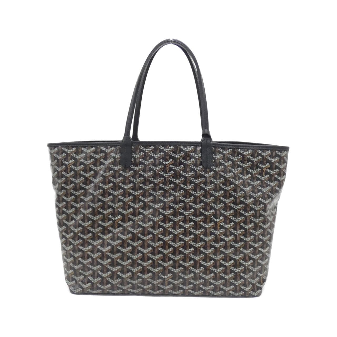 GOYARD Saint Louis AMA LOUIS PM Bag Canvas 黑色 帆布 中古品A - 縮圖 2