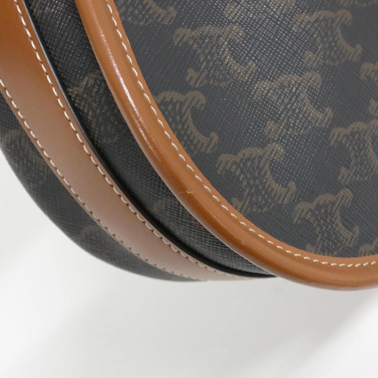 CELINE 196932BZJ Shoulder Bag Canvas 黑色 帆布 中古品A - 縮圖 4