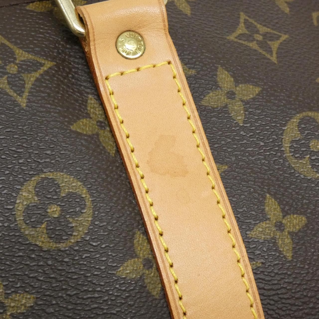 LOUIS VUITTON Keepall M41422 Boston Bag Monogram 黑色 Monogram 中古品A - 縮圖 4