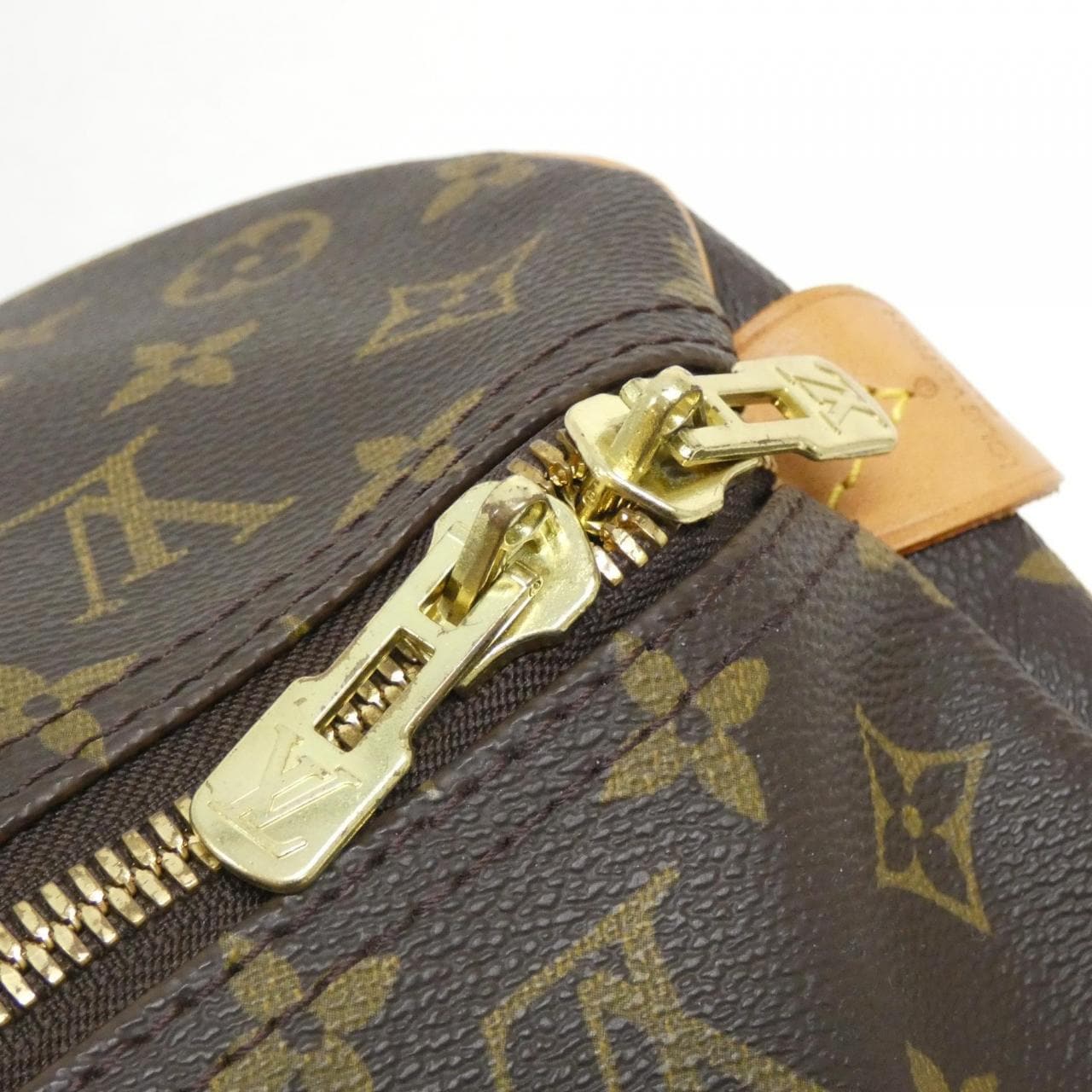 LOUIS VUITTON Keepall M41422 Boston Bag Monogram 黑色 Monogram 中古品A - 縮圖 7