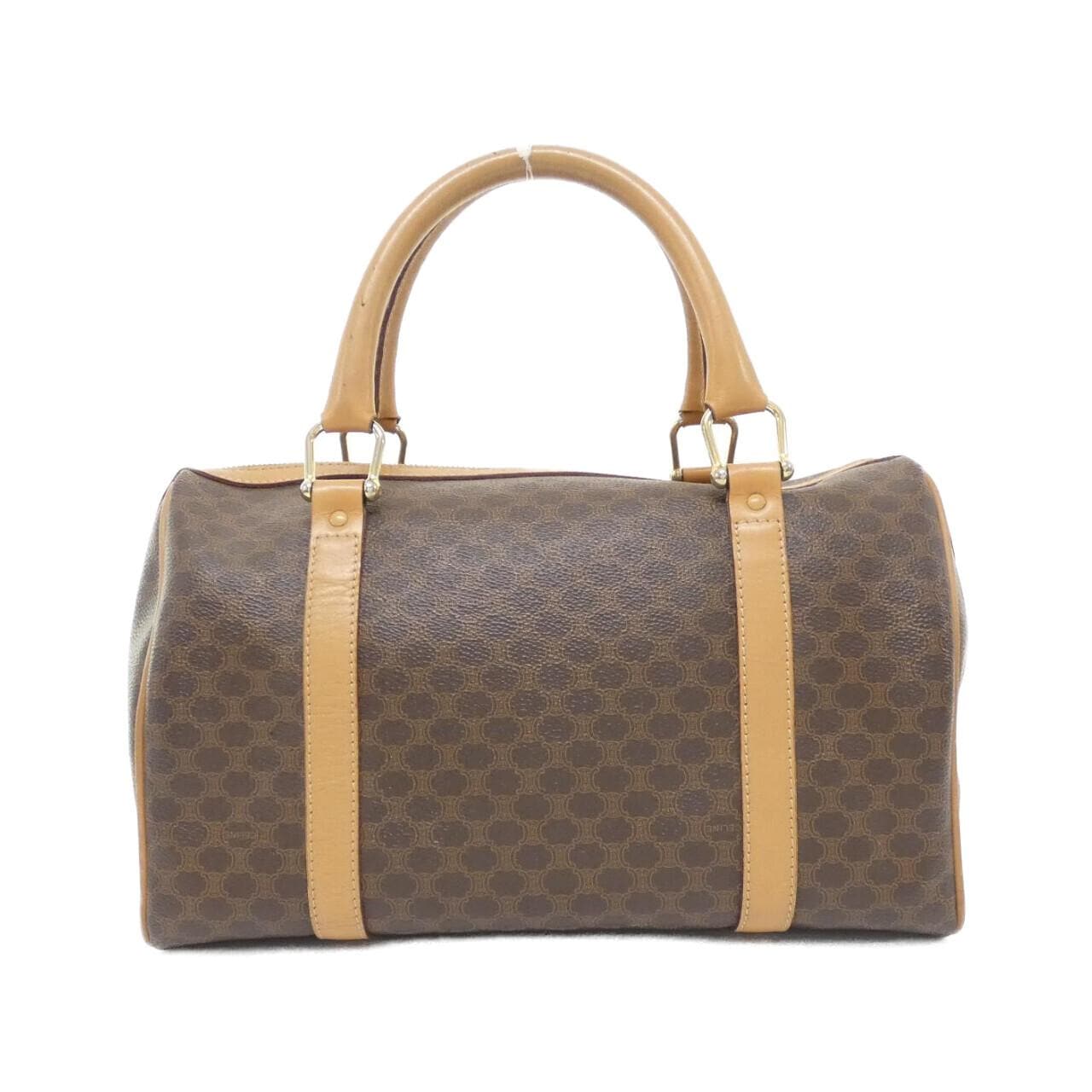 CELINE Boston Bag Canvas 棕色 帆布 - 縮圖 2