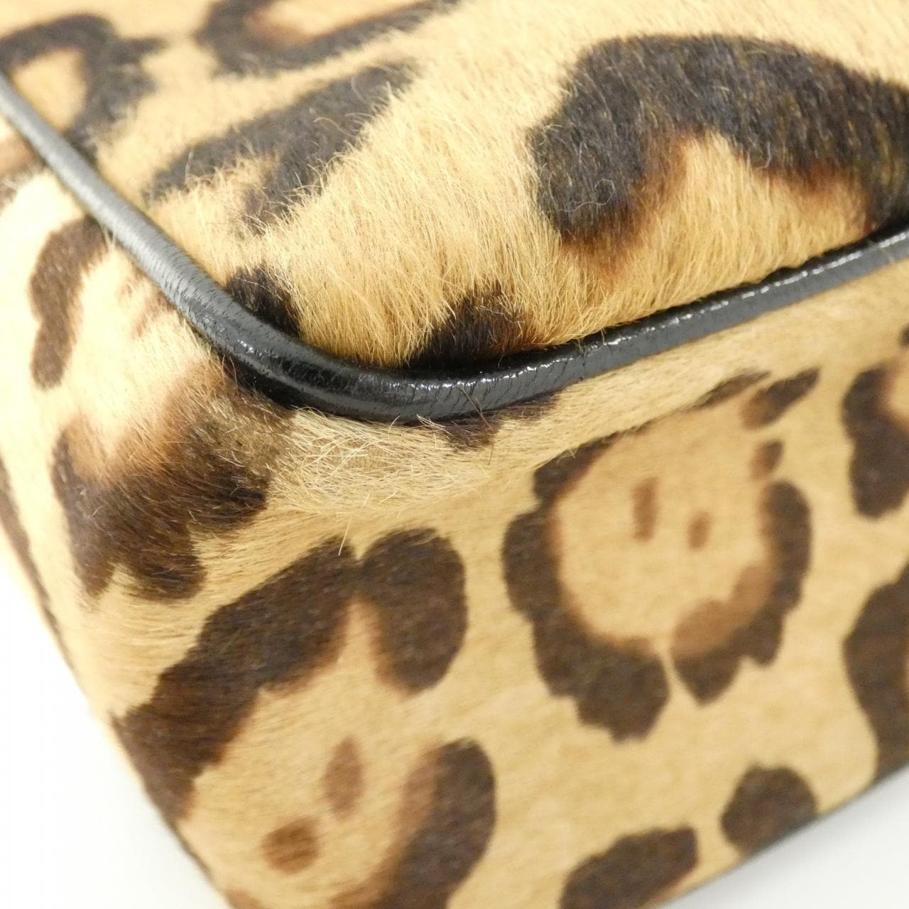 FENDI Handbag Leather 米色 皮革 中古品A - 縮圖 2