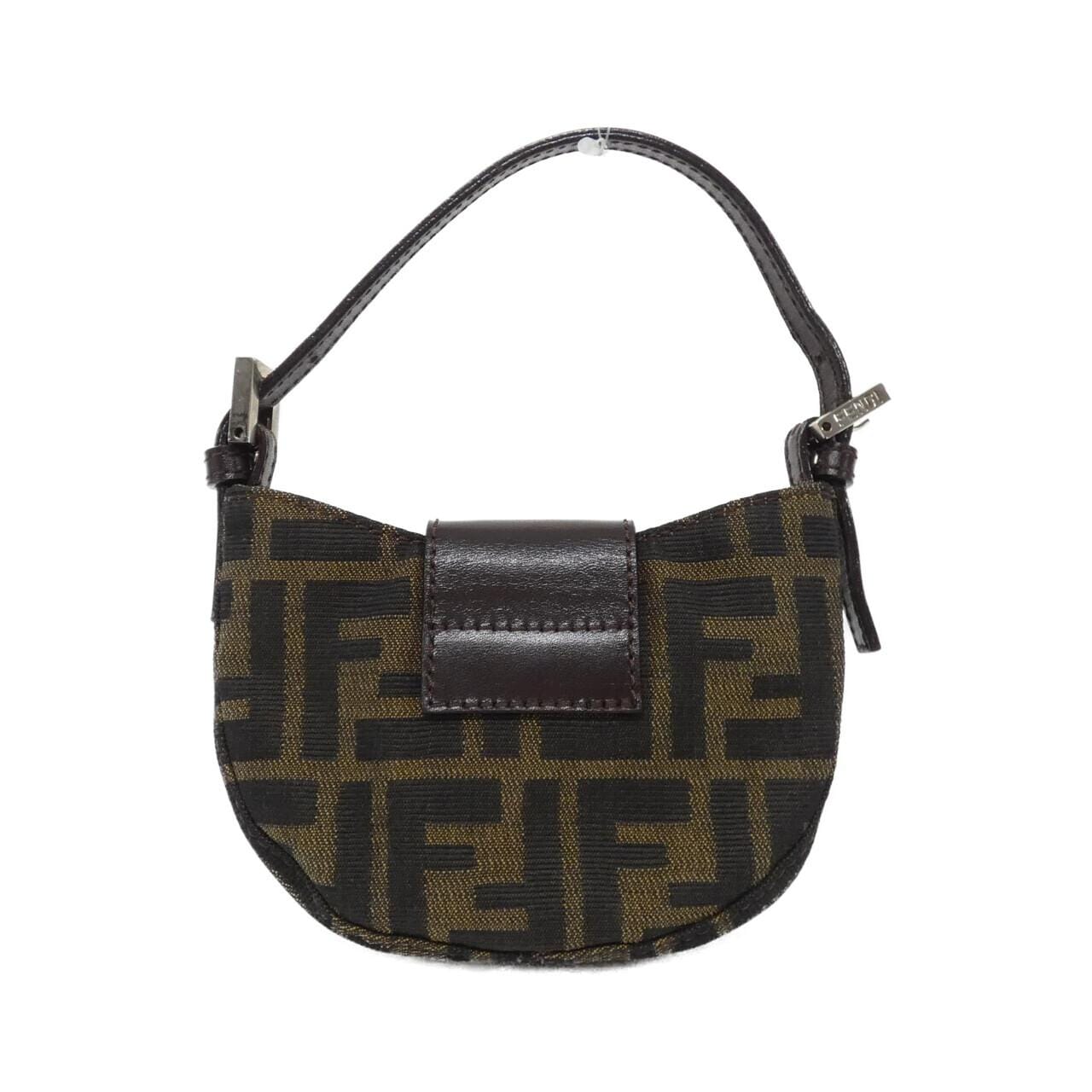 FENDI 26673 Handbag Canvas Black Canvas Rank A - Thumbnail 2