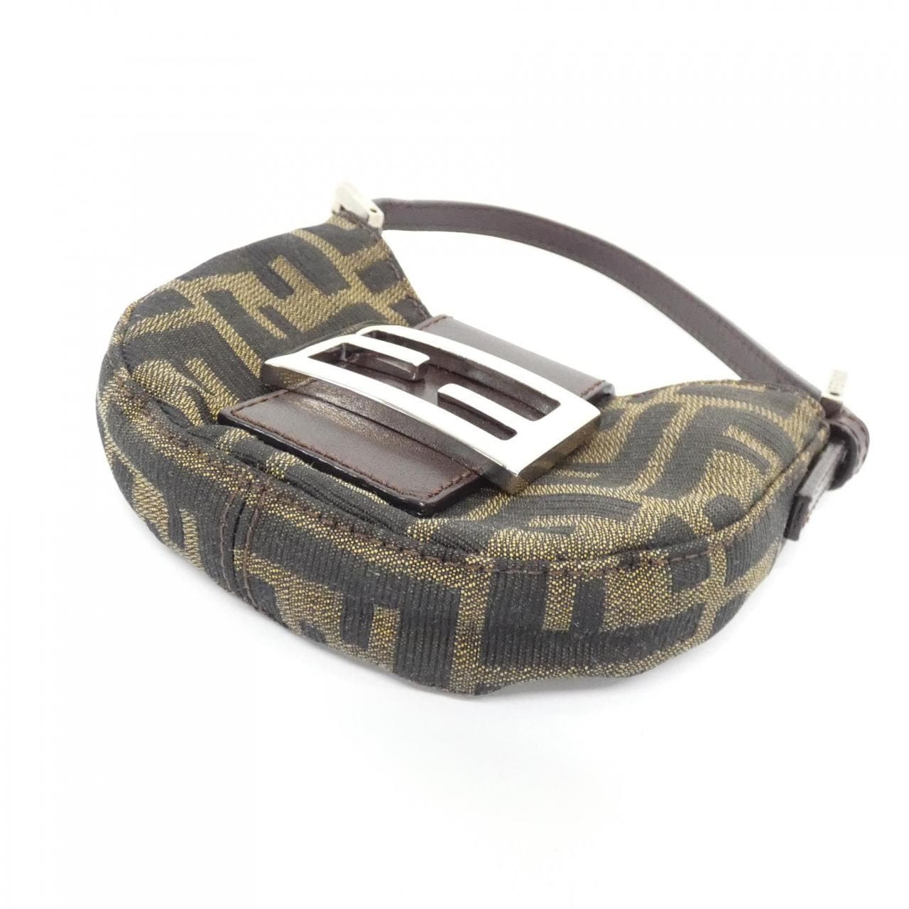 FENDI 26673 Handbag Canvas Black Canvas Rank A - Thumbnail 3