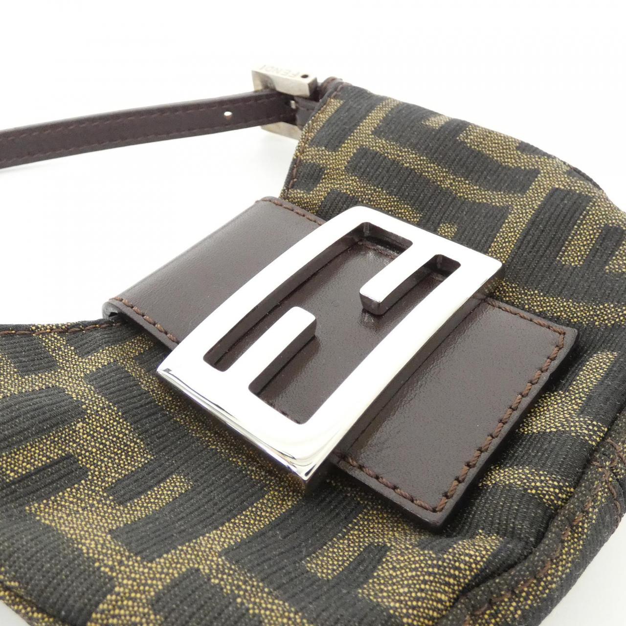 FENDI 26673 Handbag Canvas Black Canvas Rank A - Thumbnail 4