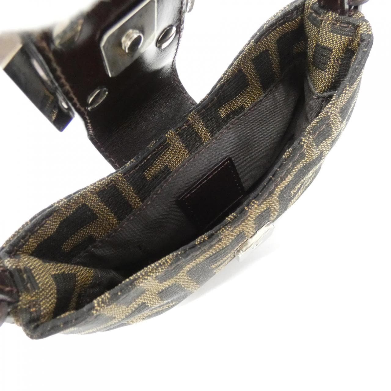 FENDI 26673 Handbag Canvas Black Canvas Rank A - Thumbnail 7