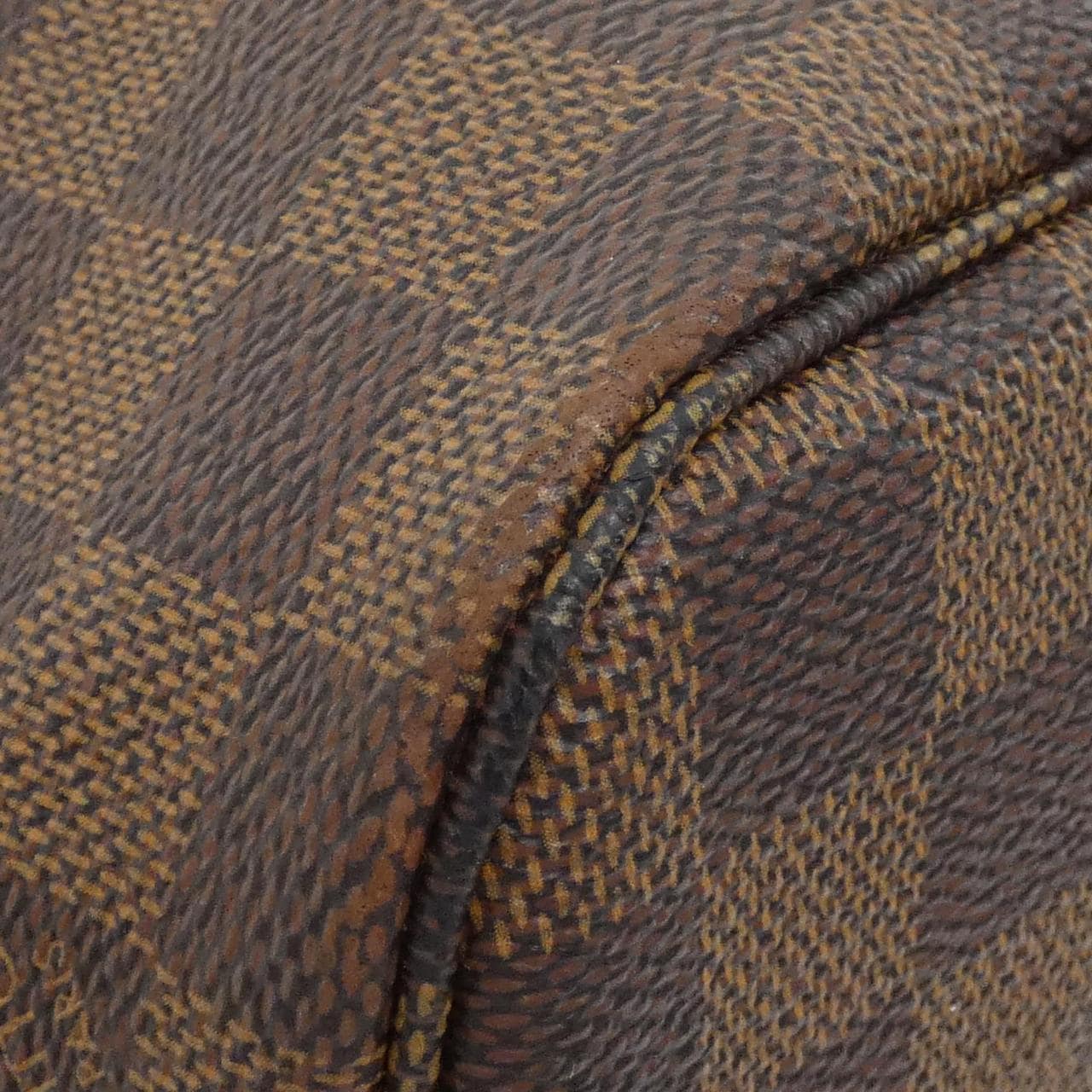 LOUIS VUITTON Neverfull N51109 Bag Damier 黑色 Damier 中古品B - 縮圖 2