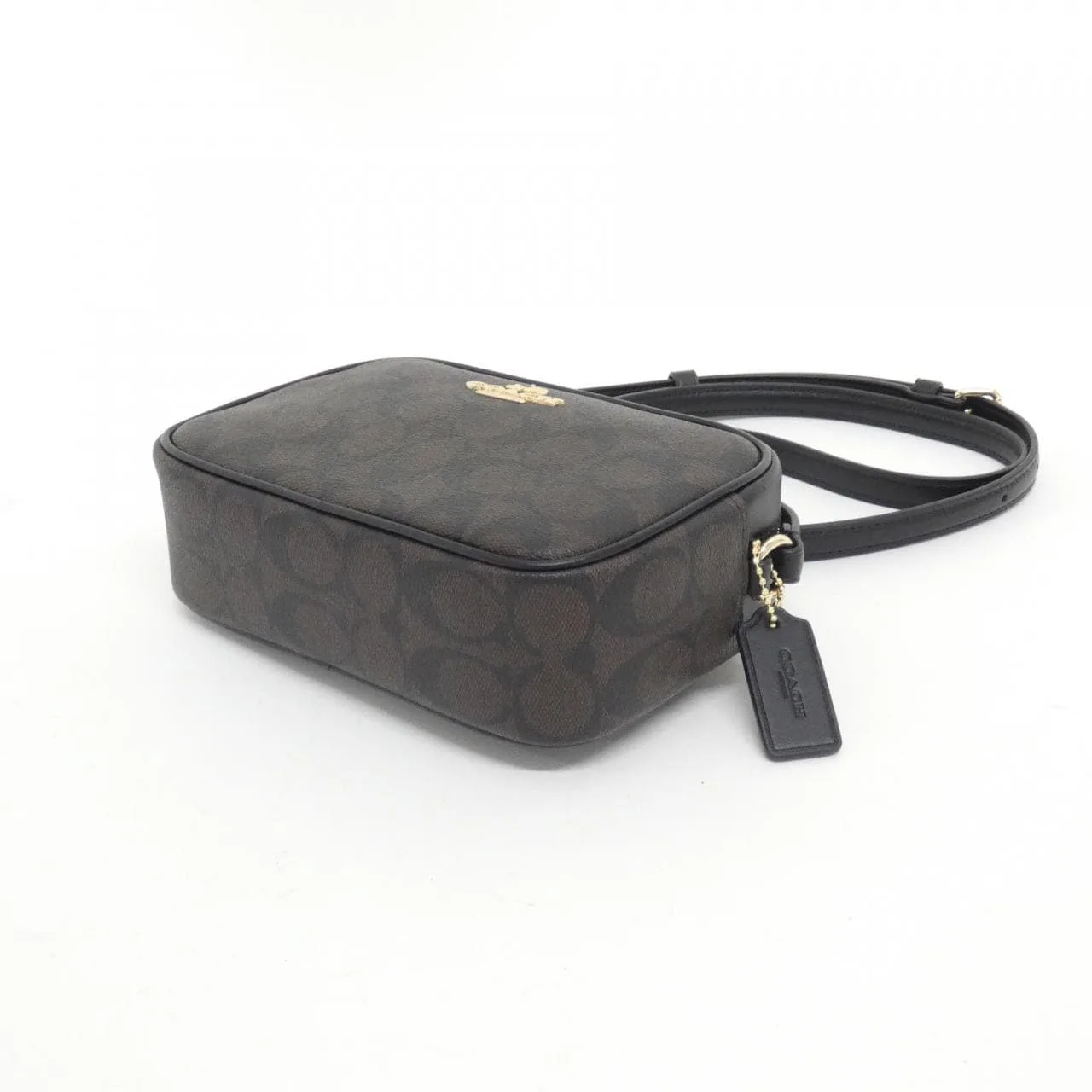 COACH CQ874 Shoulder Canvas Black Canvas New - Thumbnail 3